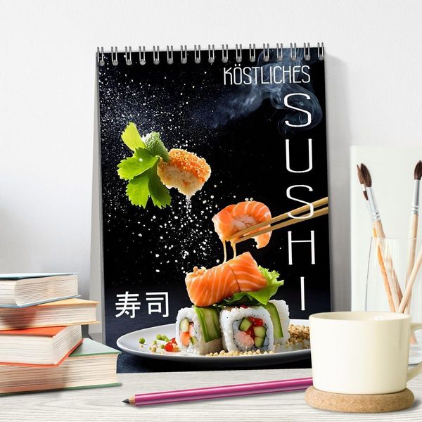 Produktbild: K&ouml;stliches Sushi (Tischkalender 2026 DIN A5 hoch), CALVENDO Monatskalender