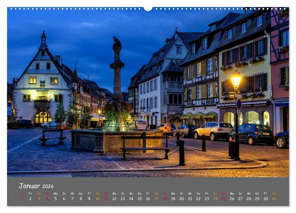 Produktbild: Eindr&uuml;cke aus dem Elsass (Wandkalender 2026 DIN A2 quer), CALVENDO Monatskalender