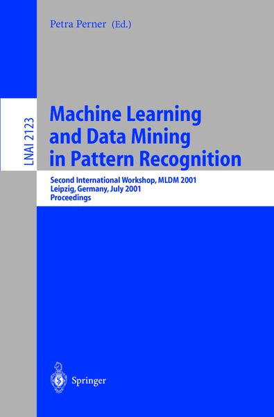 Produktbild: Machine Learning and Data Mining in Pattern Recognition