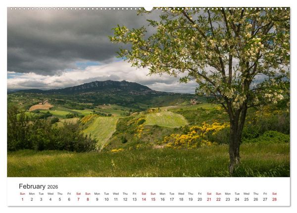 Produktbild: San Marino The oldest Republic in the world (High Quality Premium Wall Calendar 2026 DIN A2 landscape),CALVENDO 12 Month Wall Calendar