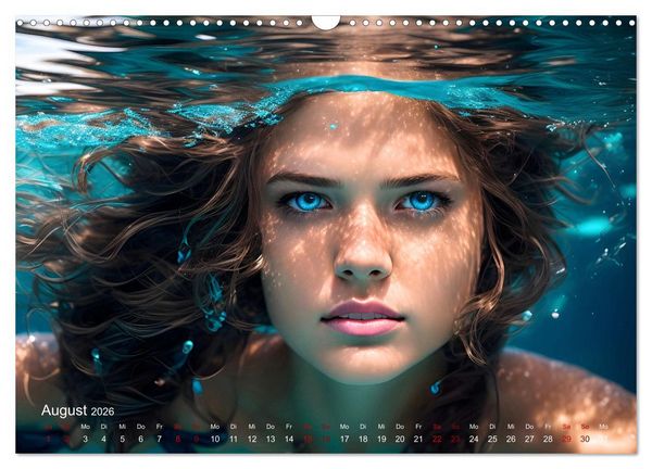 Produktbild: Models unter Wasser (Wandkalender 2026 DIN A3 quer), CALVENDO Monatskalender