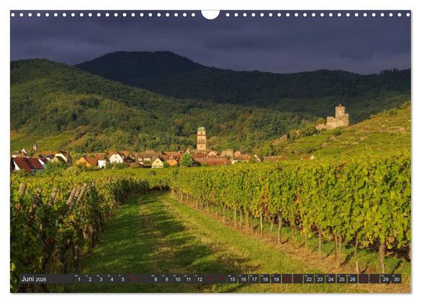 Produktbild: Elsass - Zwischen Rhein und Vogesen (Wandkalender 2026 DIN A3 quer), CALVENDO Monatskalender