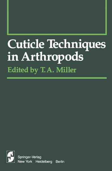Produktbild: Cuticle Techniques in Arthropods