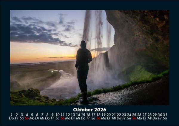 Produktbild: Wasserf&auml;lle 2026 Fotokalender DIN A5