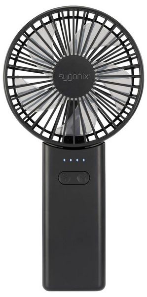Produktbild: Sygonix Handventilator 4W Schwarz