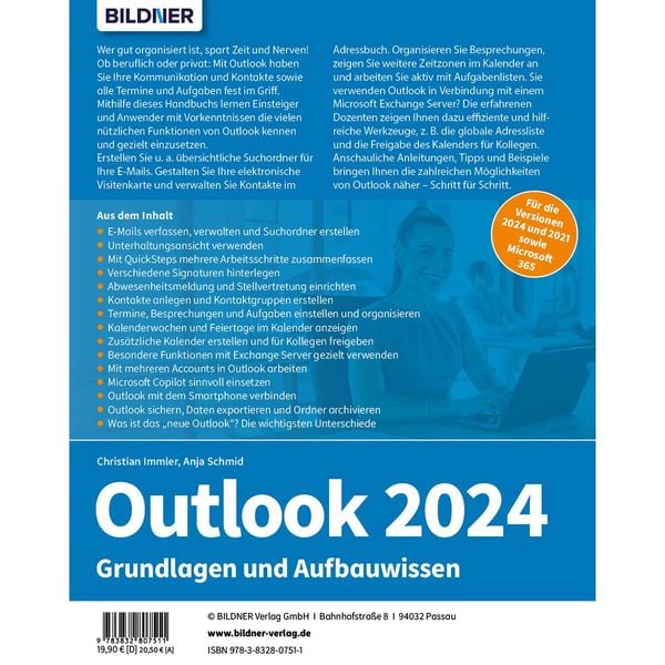 Produktbild: Outlook 2024 - Grundlagen und Aufbauwissen