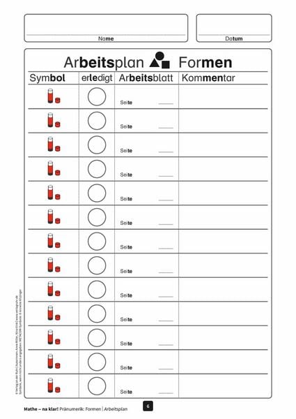 Produktbild: Mathe - na klar! Pr&auml;numerik: Formen