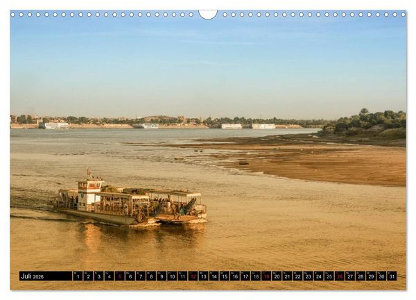 Produktbild: Abenteuer auf dem Nil. Eine Reise von Luxor nach Abu Simbel (Wandkalender 2026 DIN A3 quer), CALVENDO Monatskalender