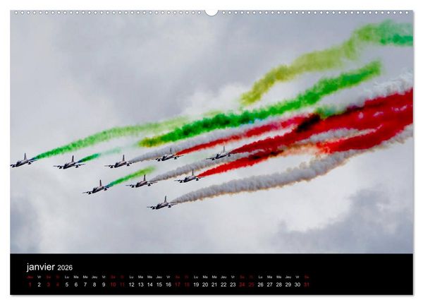 Produktbild: Les Frecce Tricolori (Calendrier mural 2026 DIN A2 vertical) calendrier de bureau