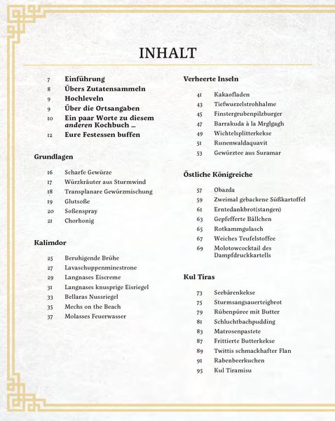 Produktbild: World of Warcraft: Neue Genüsse aus Azeroth - Das offizielle Kochbuch
