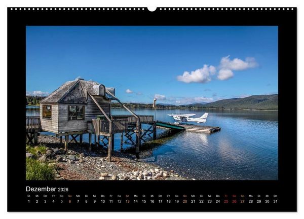 Produktbild: Eine Reise durch Neuseeland (hochwertiger Premium Wandkalender 2026 DIN A2 quer), Kunstdruck in Hochglanz