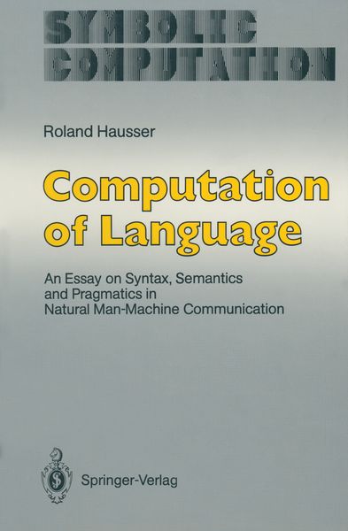 Produktbild: Computation of Language
