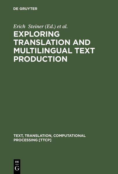 Produktbild: Exploring Translation and Multilingual Text Production