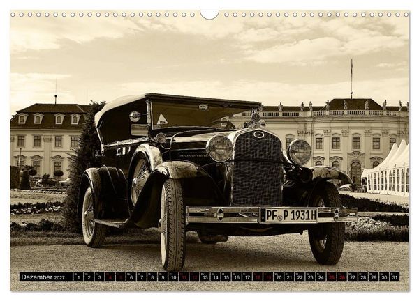 Produktbild: Klassische Automobile (Wandkalender 2027 DIN A3 quer), CALVENDO Monatskalender