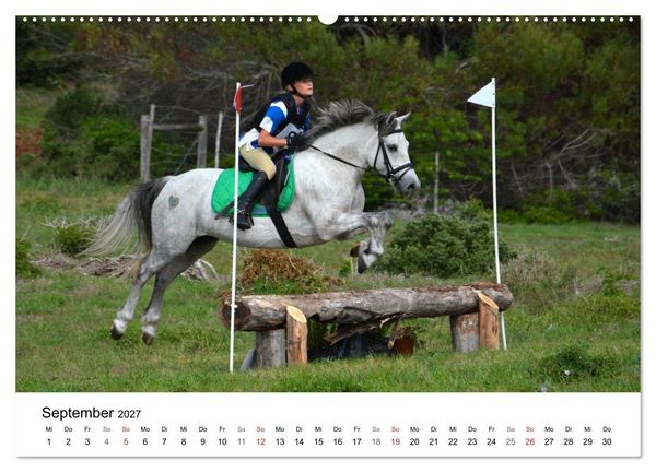 Produktbild: Vielseitigkeitsreiten (Wandkalender 2027 DIN A2 quer), CALVENDO Monatskalender
