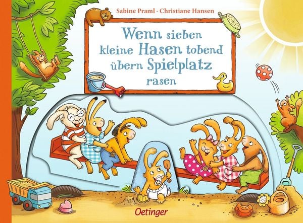 Produktbild: Wenn sieben kleine Hasen tobend &uuml;bern Spielplatz rasen