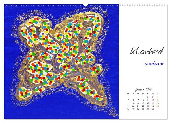 Produktbild: SeelenFreudeBilder - Strahlende Impulse zum Loslassen und Tr&auml;umen (Wandkalender 2026 DIN A2 quer), CALVENDO Monatskalender