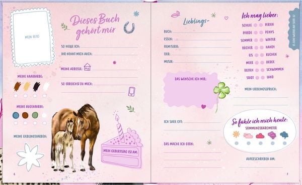Produktbild: Freundebuch: Pferdefreunde (Wendepaill.) - Best friends