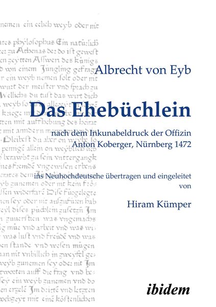 Produktbild: Das Eheb&uuml;chlein