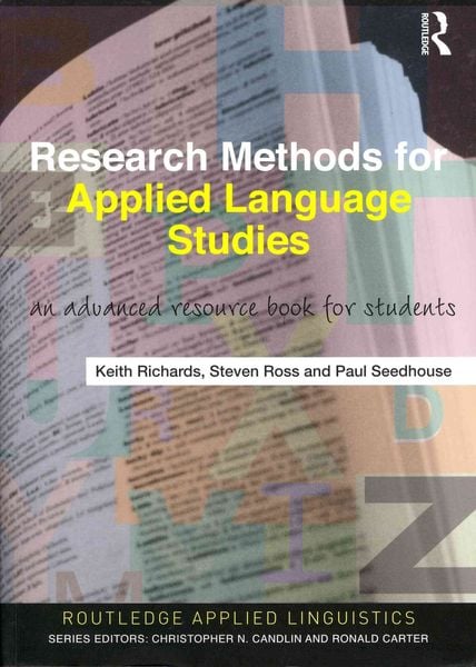 Produktbild: Research Methods for Applied Language Studies