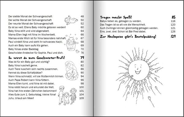Produktbild: Das große Storchenmalbuch - Mach's dir bunt! Hebammenwissen für Kinder zum Thema Babys machen, kriegen, haben