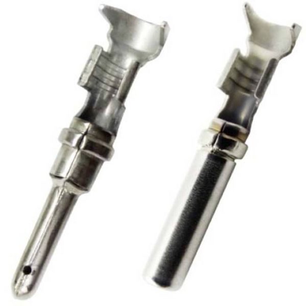 Produktbild: TOOLCRAFT PLE-0K3 Crimp-Eins&auml;tze Geeignet f&uuml;r Stecker: DEUTSCH Quetschbereich AWG: 14 bis 18 awg Passend f&uuml;r Marke (Zangen): TOOLCRAFT PZ-500