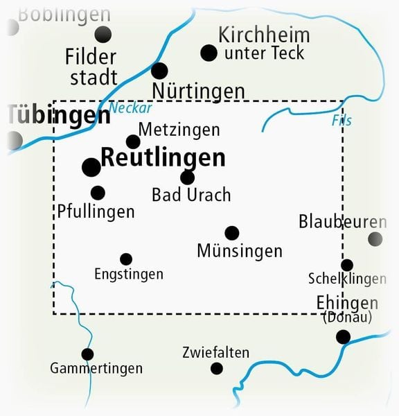 Produktbild: Biosph&auml;rengebiet Schw&auml;bische Alb, Bad Urach - M&uuml;nsingen - Re