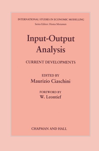 Produktbild: Input-Output Analysis