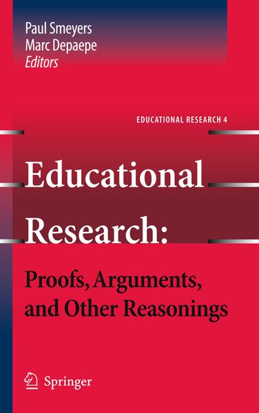 Produktbild: Educational Research: Proofs, Arguments, and Other Reasonings