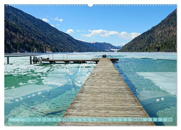 Produktbild: Bergseen zum Tr&auml;umen (hochwertiger Premium Wandkalender 2026 DIN A2 quer), Kunstdruck in Hochglanz