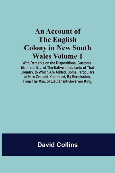 Produktbild: An Account Of The English Colony In New South Wales