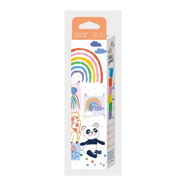 Produktbild: HAKUYOKA - Wachsmalkreide W&uuml;rfel bunt