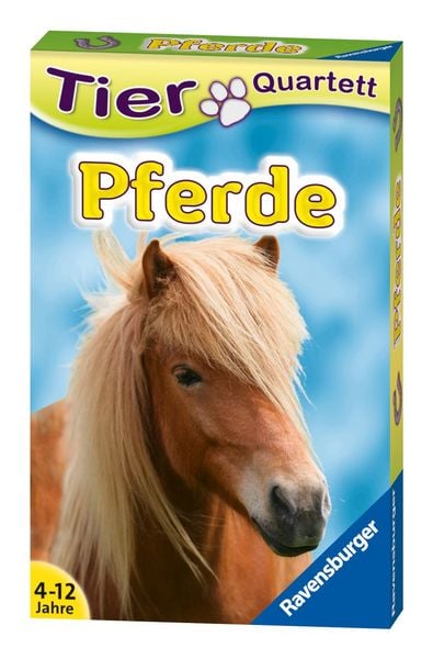 Produktbild: Tierquartett Pferde - Kartenspiel ab 4 Jahre
