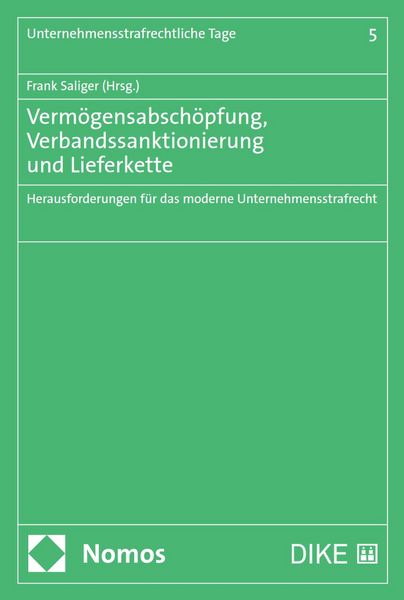 Produktbild: Verm&ouml;gensabsch&ouml;pfung, Verbandssanktionierung und Lieferkette