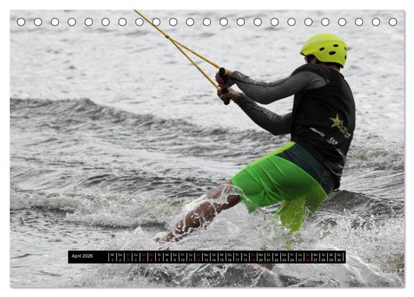 Produktbild: Wakeboarding (Tischkalender 2026 DIN A5 quer), CALVENDO Monatskalender