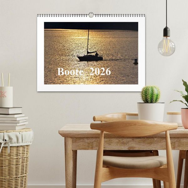 Produktbild: Boote 2026 (Wandkalender 2026 DIN A3 quer), CALVENDO Monatskalender