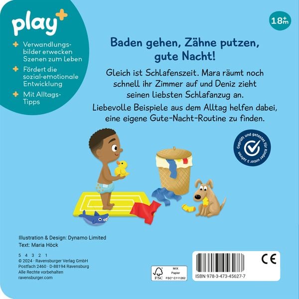 Produktbild: Play+ Mein erstes Schiebebuch Gute Nacht - ab 18 Monate