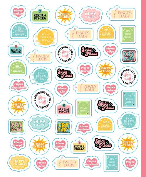 Produktbild: So. Many. Astrology Stickers.