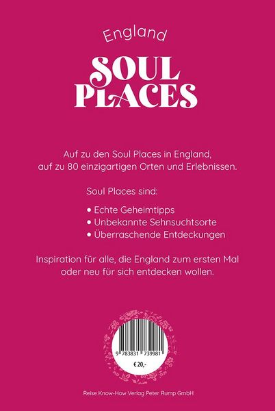 Produktbild: Soul Places England &ndash; Die Seele Englands sp&uuml;ren