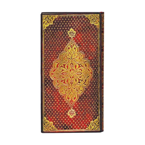 Produktbild: Hardcover Notizbuch Goldenes Kleeblatt, Schlank, Liniert