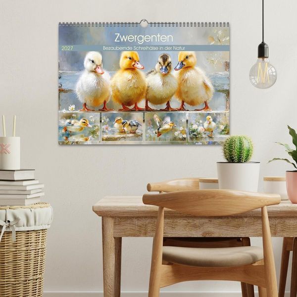 Produktbild: Zwergenten. Bezaubernde Schreih&auml;lse in der Natur (Wandkalender 2027 DIN A3 quer), CALVENDO Monatskalender