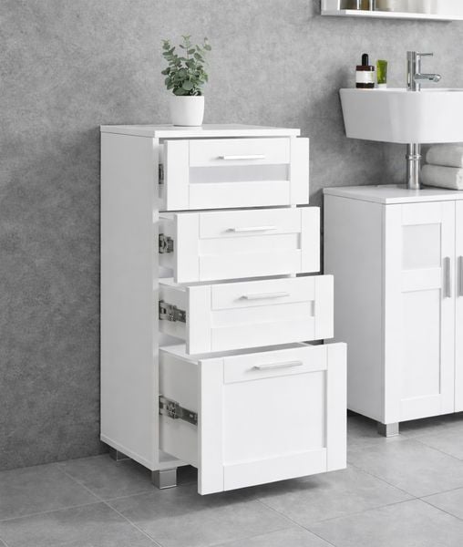Produktbild: Midischrank Schubladen Nilari 76 x 38 x 28 cm