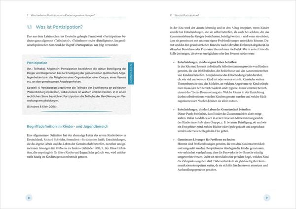 Produktbild: Partizipation in Krippe und Kita