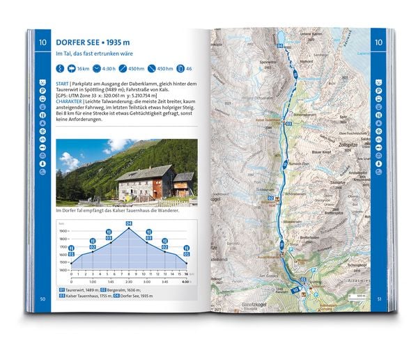 Produktbild: KOMPASS Wanderf&uuml;hrer Osttirol, Venediger- und Glocknergruppe, Defereggental, Lienzer Dolomiten, 50 Touren