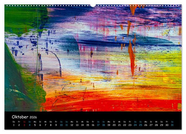 Produktbild: Abstraktes - Harmonie des Zufalls in Formen und Farben (Wandkalender 2026 DIN A2 quer), CALVENDO Monatskalender