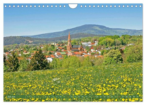 Produktbild: Arber, Rachel und Lusen: Der Hintere Bayerische Wald (Wandkalender 2026 DIN A4 quer), CALVENDO Monatskalender