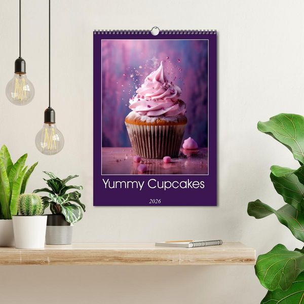Produktbild: Yummy Cupcakes (Wall Calendar 2026 DIN A3 portrait), CALVENDO 12 Month Wall Calendar