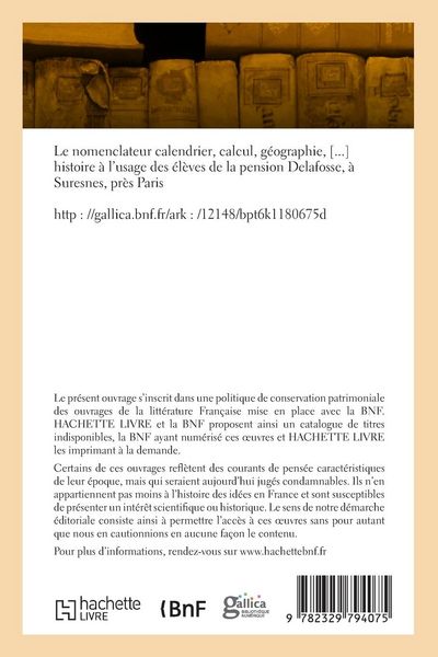 Produktbild: Le nomenclateur calendrier, calcul, g&eacute;ographie