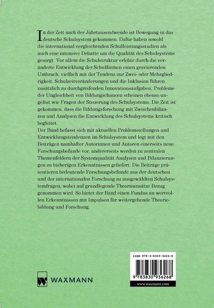 Produktbild: Entwicklung und Qualit&auml;t des Schulsystems
