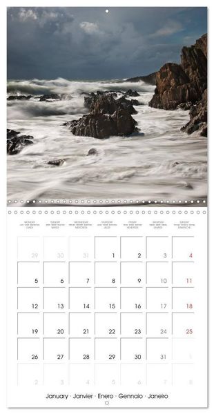 Produktbild: Bretagne Paysages c&ocirc;tiers (Calendrier mural carr&eacute; 2026 30x30 cm) Calendrier double avec une page pour vos prises de notes
